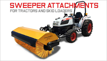 sweeper attachments, angle broom, bobcat sweeper attachment